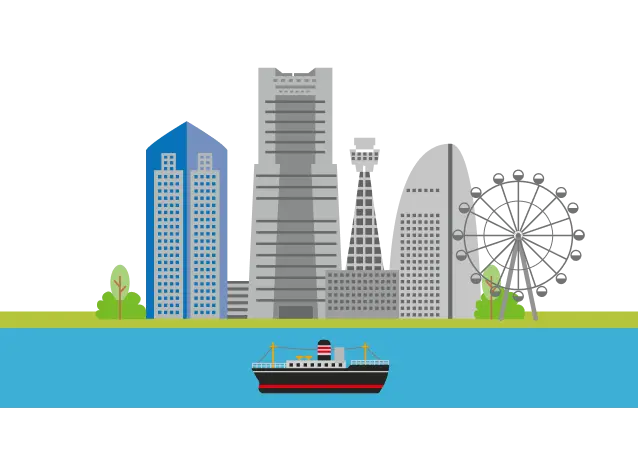 横浜らしいオープンスペース